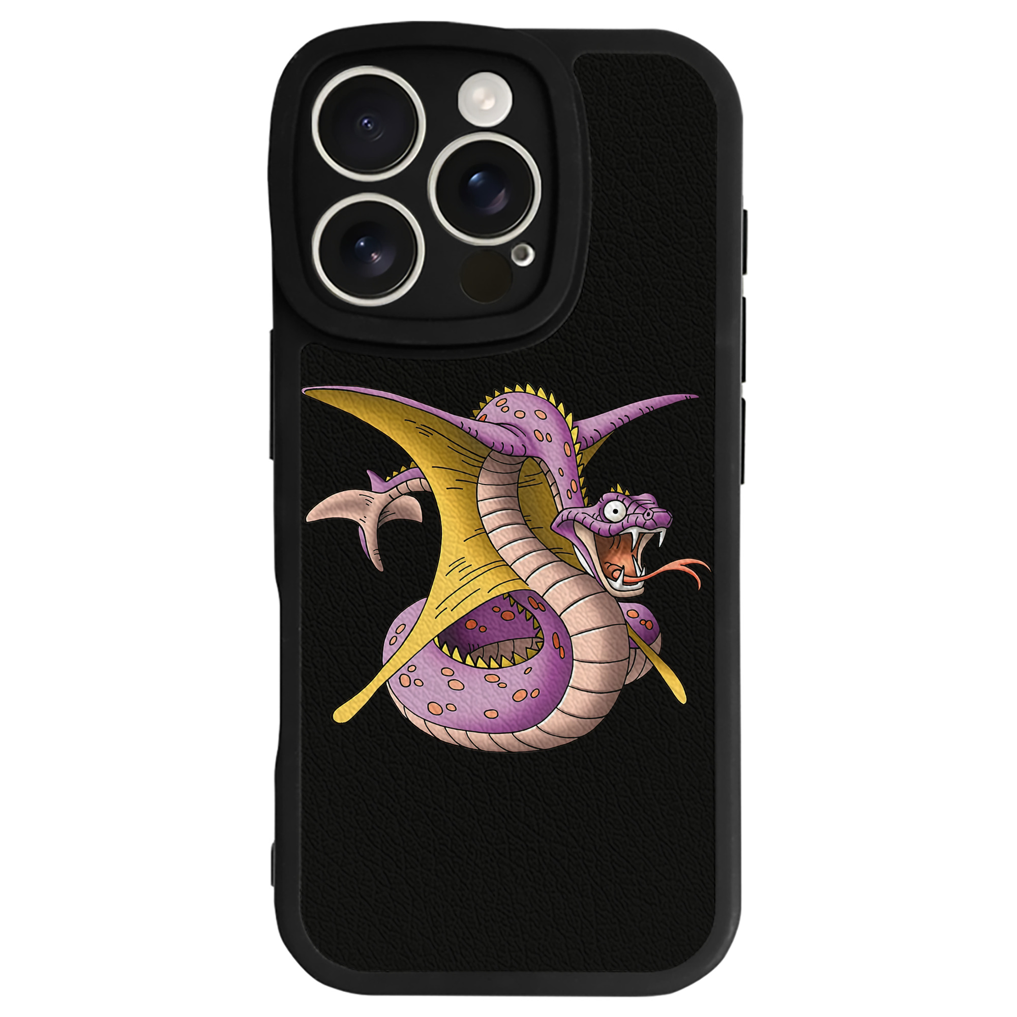 （画像用） ドラゴンクエスト Doragon Kuesuto Dragon Quest 【iPhone 16シリーズ対応】シリコンスマホケース（レザー調） 材質：シリコン